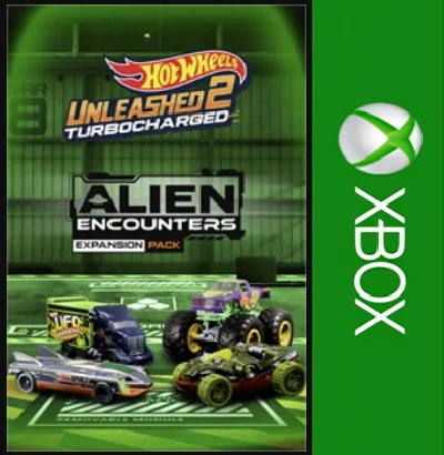 HOT WHEELS UNLEASHED 2 Alien Encounters Expansion Pac .