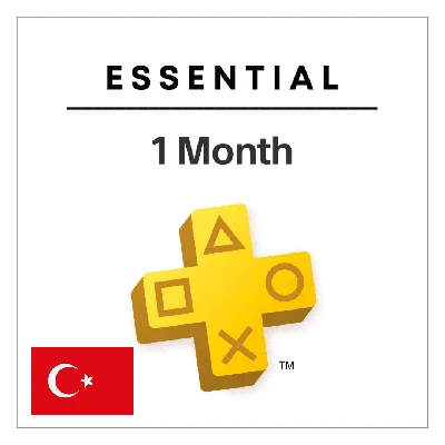 PlayStation Plus (PS PLUS) Essential - 1 месяц (ТУРЦИЯ)