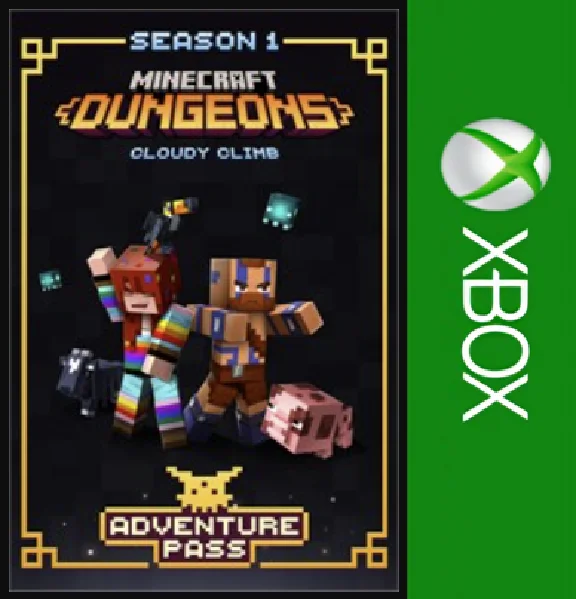 ☑️⭐Minecraft Dungeons: Cloudy Climb Adventure Pass⭐XBOX