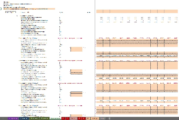 Financial model of the store (products and services)