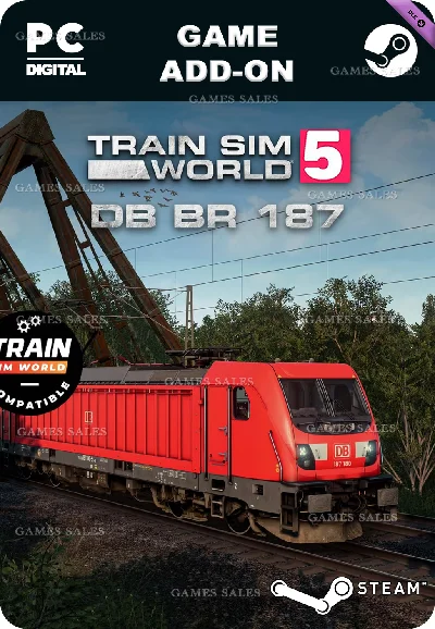 ✅💙TRAIN SIM WORLD 5: DB BR 187 LOCO ADD-ON💙STEAM GIFT
