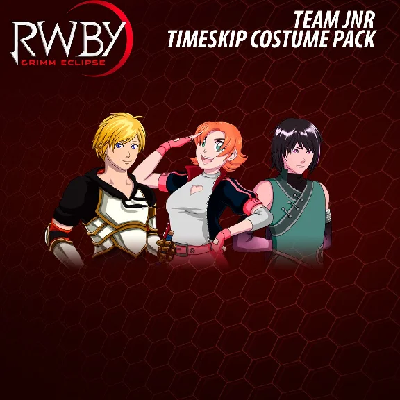 RWBY Grimm Eclipse  Team JNR Timeskip Costume Pack