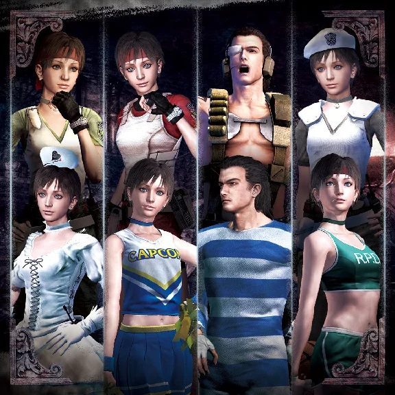 Resident Evil 0 Complete Costume Pack