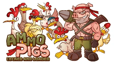 Ammo Pigs Cocked and Loaded