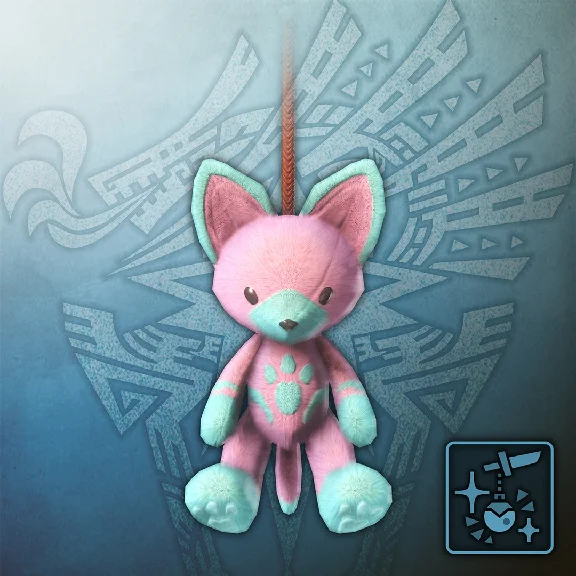 Pendant Pink Felyne Teddy
