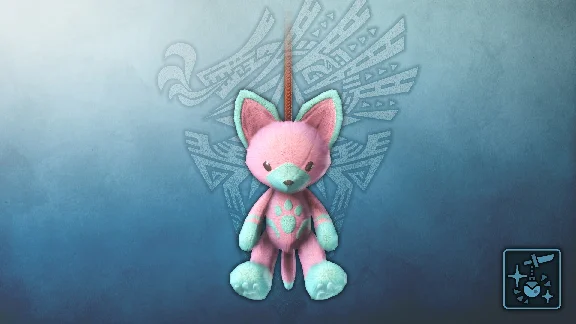 Pendant Pink Felyne Teddy