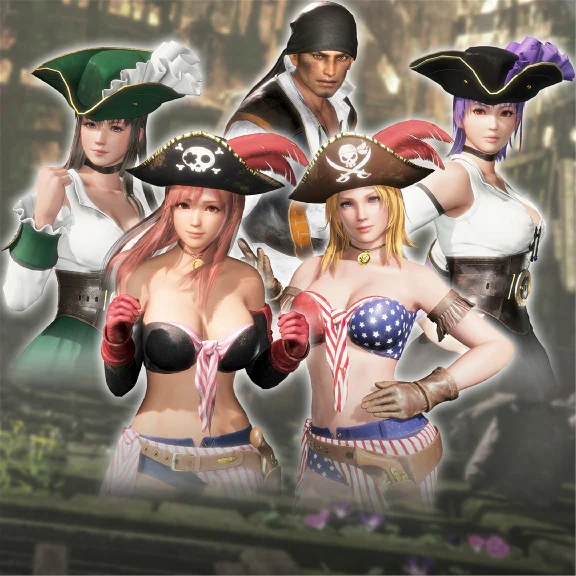 DOA6 Pirates of the 7 Seas Costumes Vol1 Set