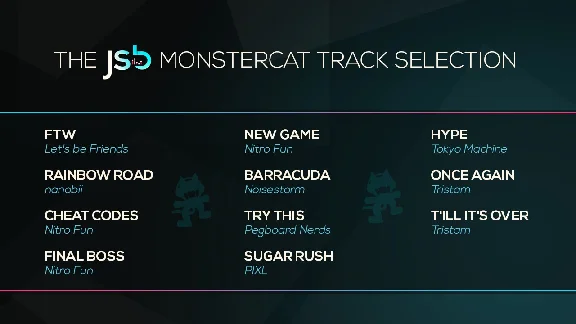 ✅💙JUST SHAPES & BEATS - MONSTERCAT TRACK SELECTION💙