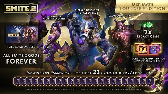 ✅ Премиальное издание основателя SMITE 2 Xbox активация