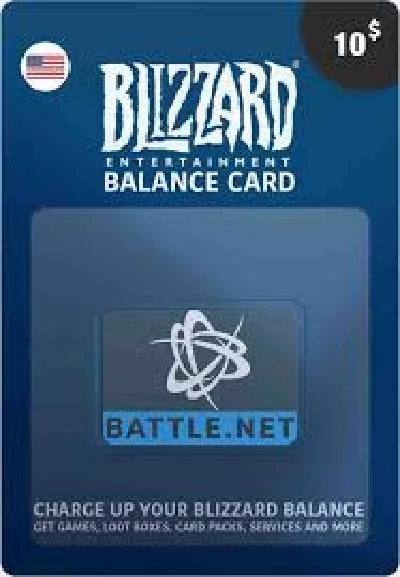 ПОДАРОЧНАЯ КАРТА BLİZZARD 10 USD (США) BATTLE.NET
