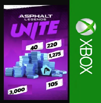 ☑️⭐Asphalt Legends Unite Tokens XBOX⭐Buy it u⭐☑️