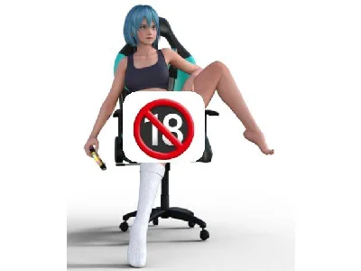 GAMER GIRL: TESTED AND READY FOR 3D PRINTING