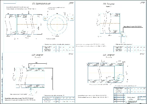 Route maps, operational maps, pipe details