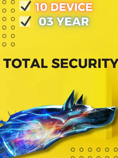 Bitdefender Total Security  10 Devices 3 Years IN Key.