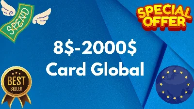 💵US/EU 20$-6000$ GLOBAL CARD🌎WORKS EVERYWHERE✅️