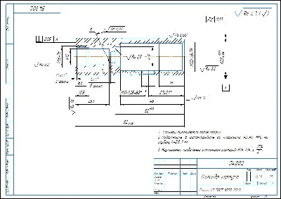 Part drawing 54.002 housing cylinder in compass
