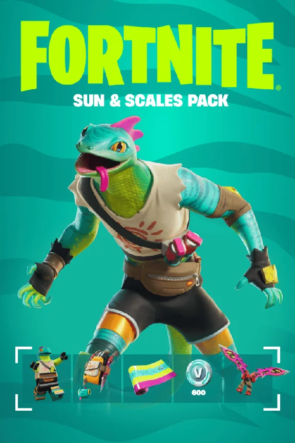 🎮🔥Fortnite - Sun & Scales Pack +600 VB XBOX🔑KEY