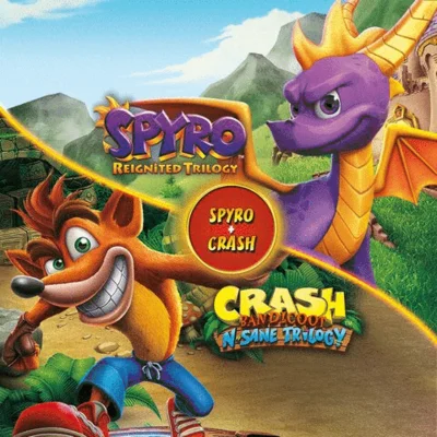 🔴 Spyro + Crash Remastered Game Bundle❗️PS4/PS5 🔴 TR