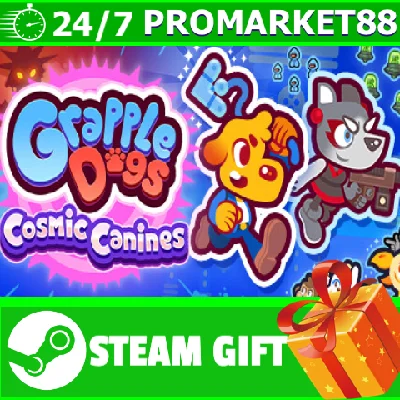 ⭐️ALL COUNTRIES⭐️ Grapple Dogs Cosmic Canines STEAM GIF