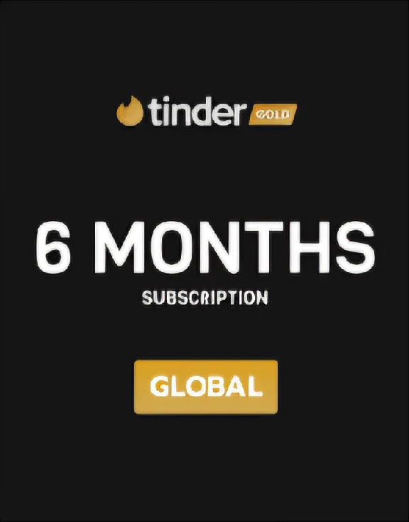 Tinder Gold - 6 Month 🔥Promo Code🔥 (GLOBAL) 🚀AUTO🚀