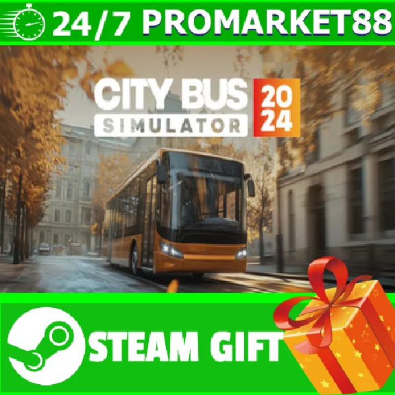 ⭐️ALL COUNTRIES⭐️ City Bus Simulator 2024 STEAM GIFT