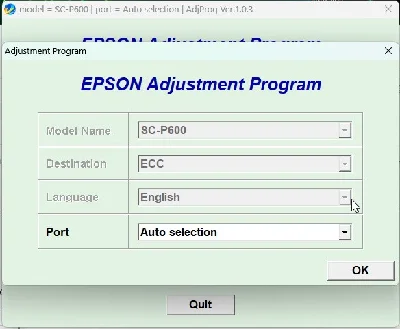 EPSON Adjustment Program SC-P600 (ECC)