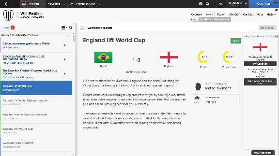 Football Manager 2014 (Steam Gift Region Free / ROW)