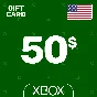 ⭐️Карта Пополнения Xbox 50$ (USD) США