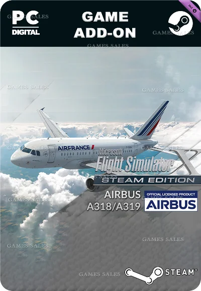 ✅💙FSX STEAM EDITION: AIRBUS A318/A319 ADD-ON💙STEAM