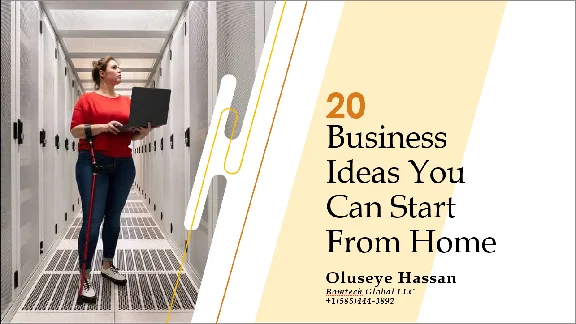 20 Business Ideas You Can Start From Home