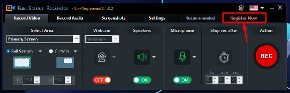 🔧 Fast Screen Recorder 🔑 1 Year Registration Key 🚀