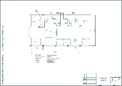 Layout of the mechanical processing area