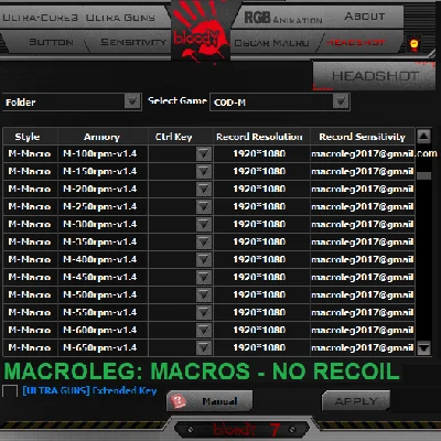 Call of Duty Mobile - all weapons - macros for bloody