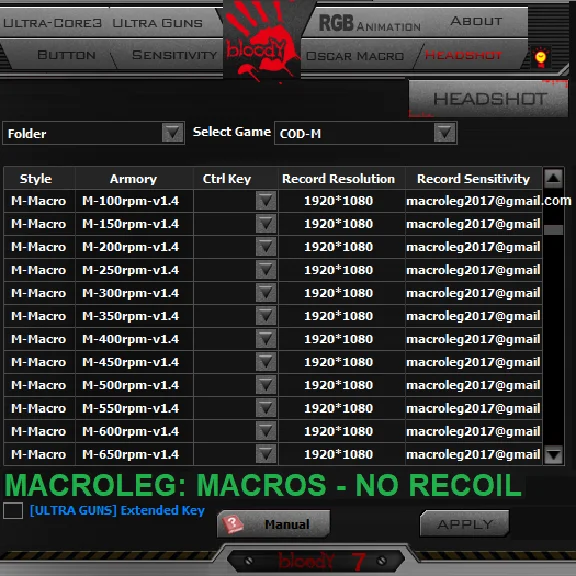 Call of Duty Mobile - all weapons - macros for bloody