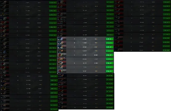 Acc WoT Blitz (EU!), 14k battles, 52%wr, 12 prem Xlvl