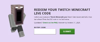 MINECRAFT【Mask of the Watcher Mask】SKIN | CODE | ITEM