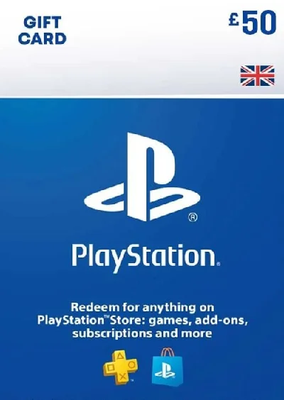 СЕТЕВАЯ КАРТА PSN PLAYSTATION 50 фунтов стерлингов (Вел