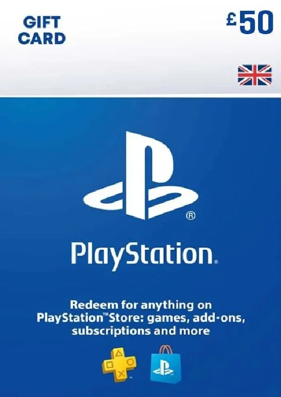 СЕТЕВАЯ КАРТА PSN PLAYSTATION 50 фунтов стерлингов (Вел
