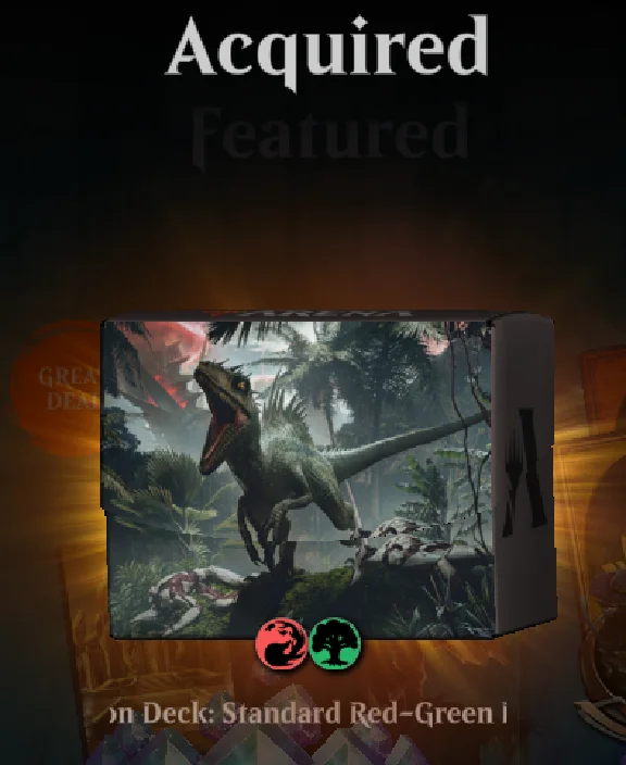 ✅Magic: The Gathering Arena Dinosaur Deck ⚡ Key⭐