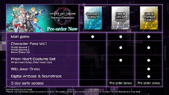 🎁SWORD ART ONLINE Fractured Daydream Deluxe🌍МИР✅АВТО