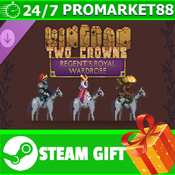 ⭐️ Kingdom Two Crowns Regent s Royal Wardrobe STEAM GIF