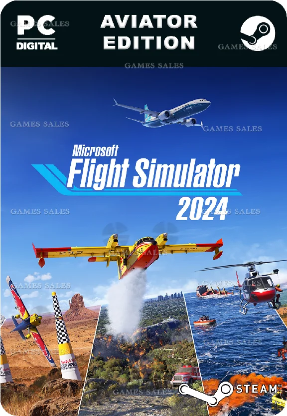 ✅💙MICROSOFT FLIGHT SIMULATOR 2024 - AVIATOR EDITION💙