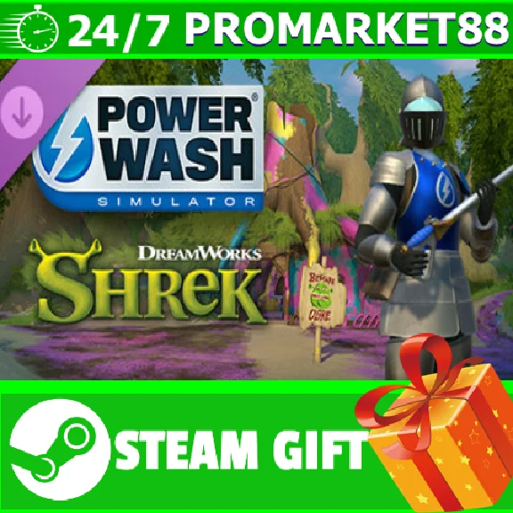 ⭐️ PowerWash Simulator – Shrek Special Pack STEAM GIFT