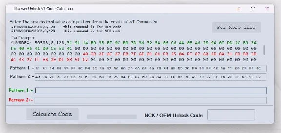 Calculator v4 Algo - for unlocking Huawei 4G modems