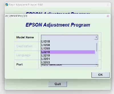 EPSON Adjustment Program Reset Pack - L12**_L32**_L5298