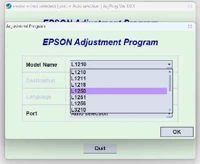 EPSON Adjustment Program Reset Pack - L12**_L32**_L529*