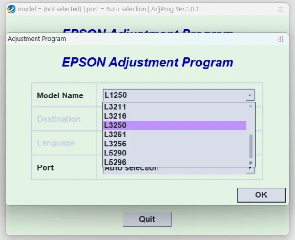 EPSON Adjustment Program Reset Pack - L12**_L32**_L529*