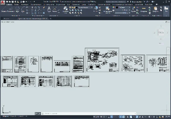 Project of heating and ventilation systems for a fuel a