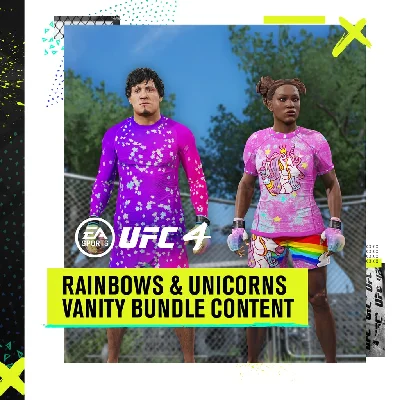 ✅UFC® 4 — комплект аксессуаров «Радуги и единороги»✅ПСН