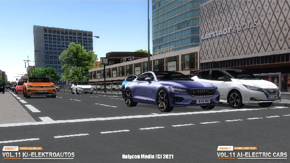 ✅💙OMSI 2 ADD-ON DOWNLOADPACK VOL 11 - AI ELECTRIC CARS